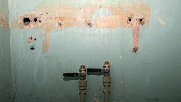 Water damage restoration process in PA